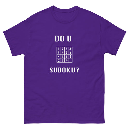 Do U Sudoku? Unisex classic tee