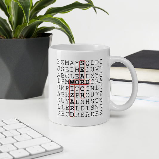 Word Search Wizard 11 oz mug